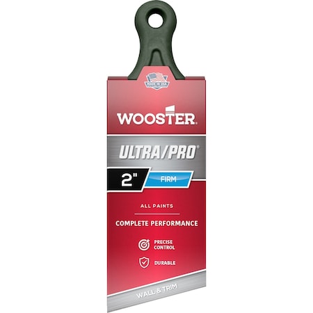 Wooster 2" Varnish Firm, Nylon/Polyester Bristle, Paint Brush, Wood Handle 4187-2